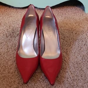 Medium red high heels